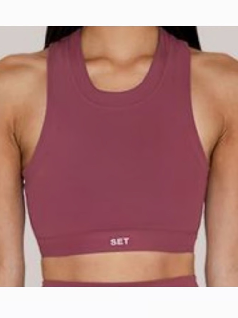 Set active bra tank